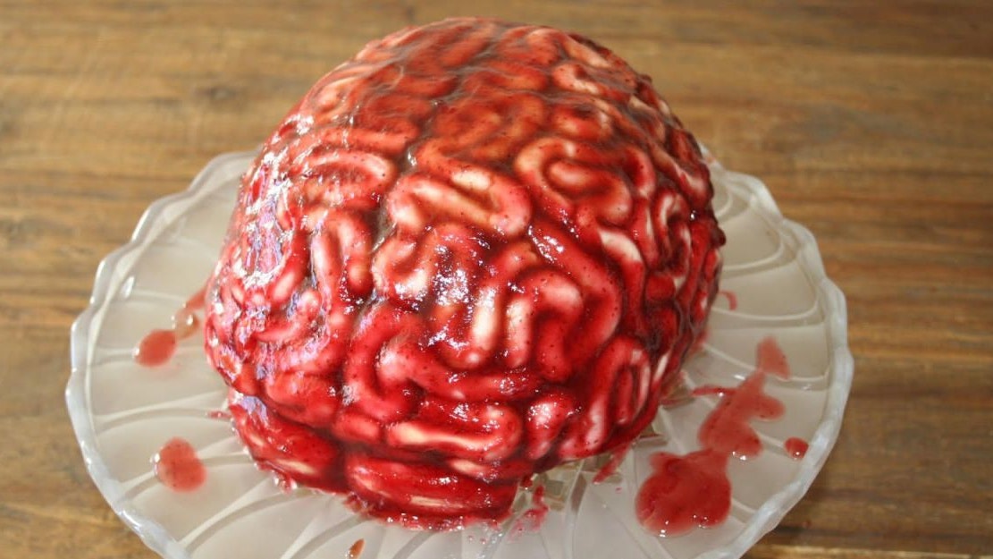 Heute.at - Blutige Gehirn-Torte für Halloween