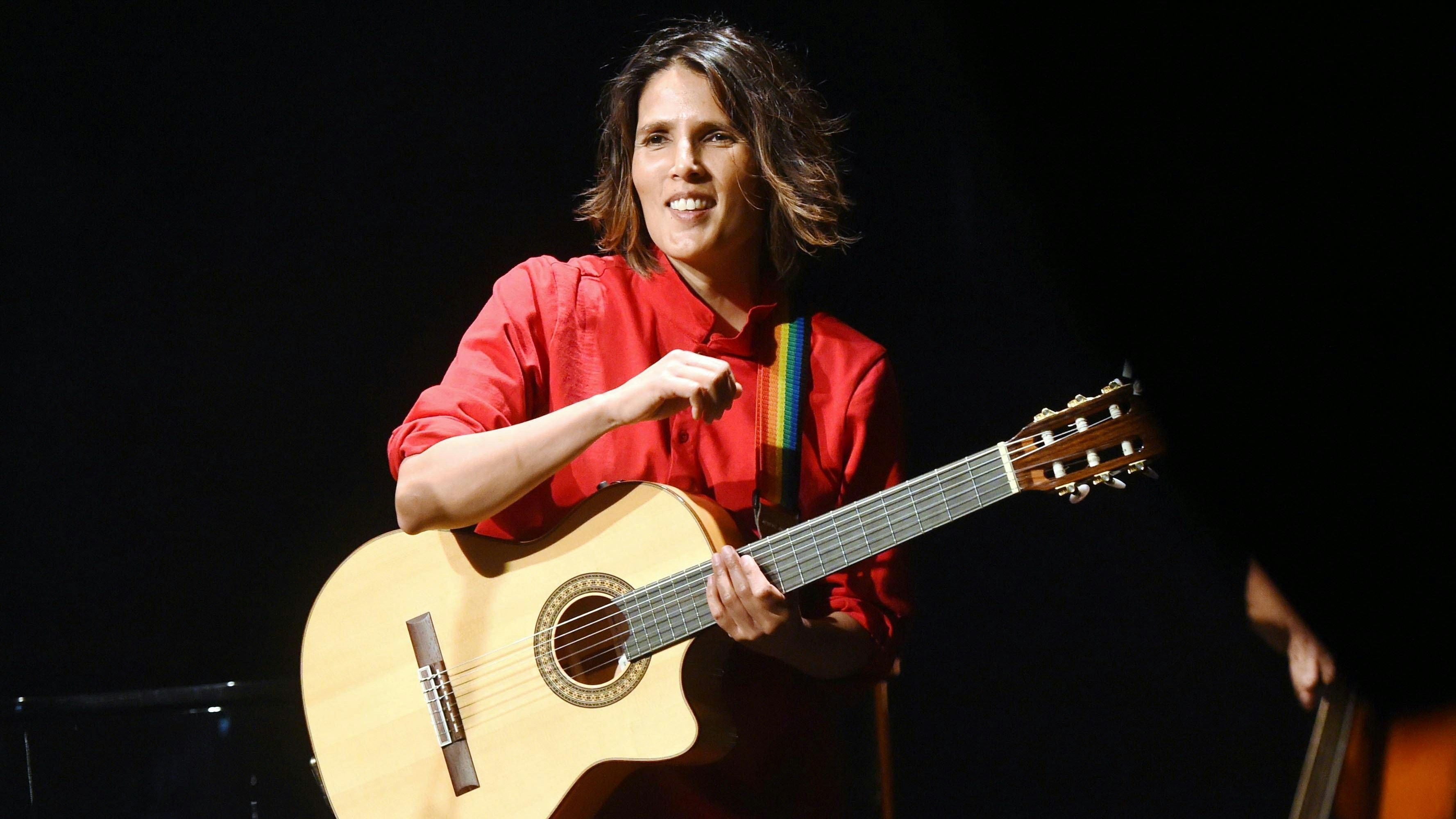 Tanita Tikaram, Saengerin, im Konzert live im Heimathafen Neukoelln, Berlin, Pop, Musik, Berlin Deutschland, Germany *** Tanita Tikaram, Saenger, at Concert Live at Home port Neukoelln, Berlin, Pop, Music, Berlin Germany, Germany
