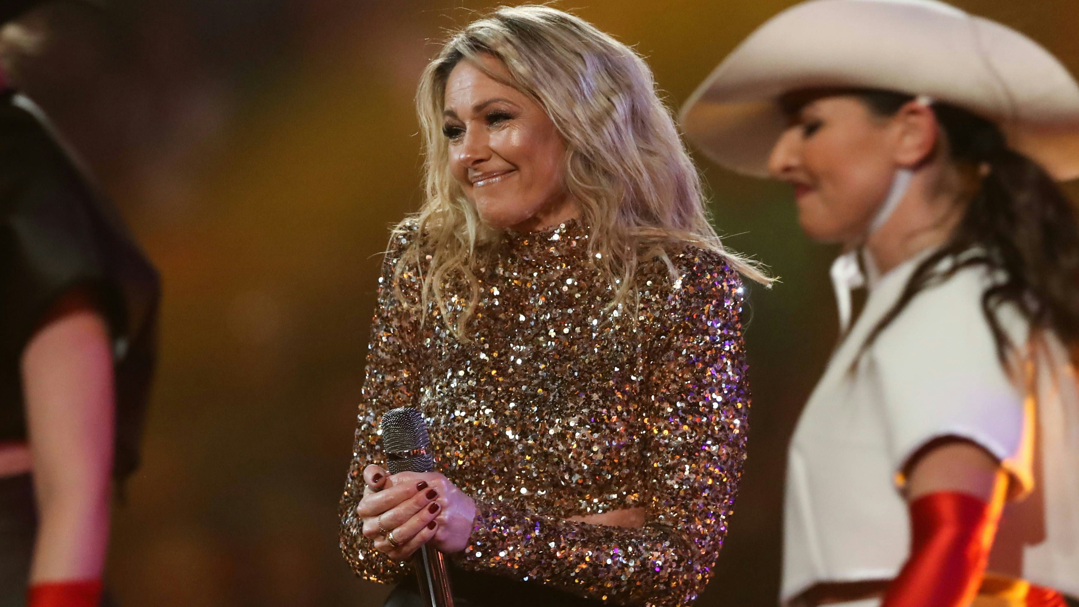 Sängerin Helene Fischer bei einem TV-Auftritt.