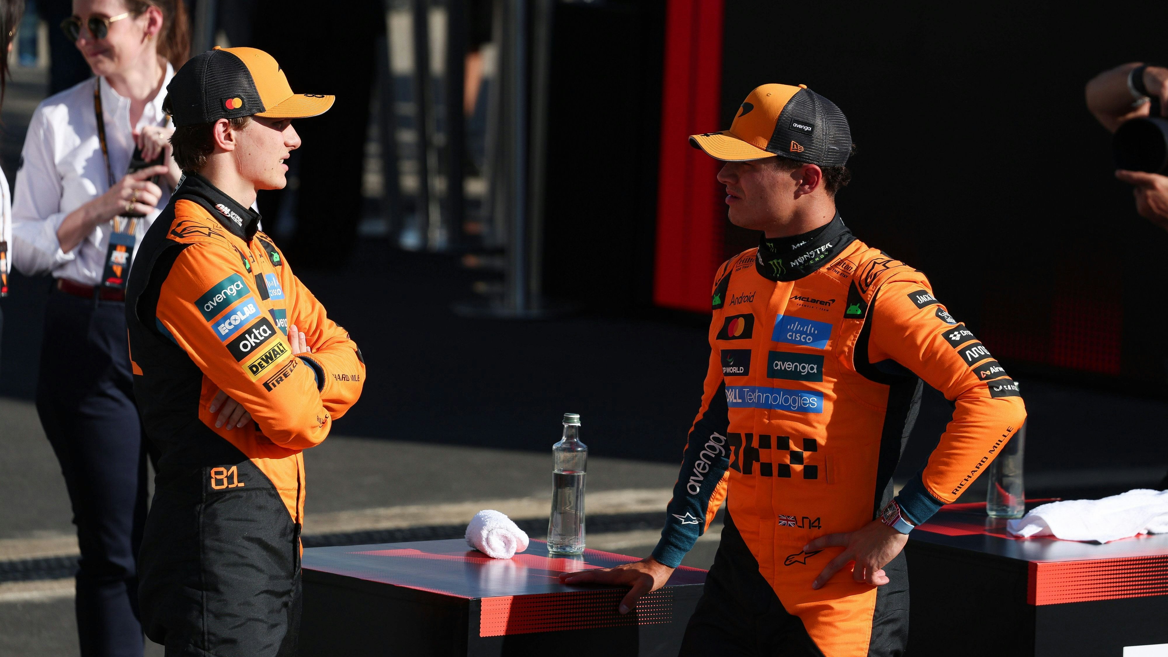 Oscar Piastri und Lando Norris.