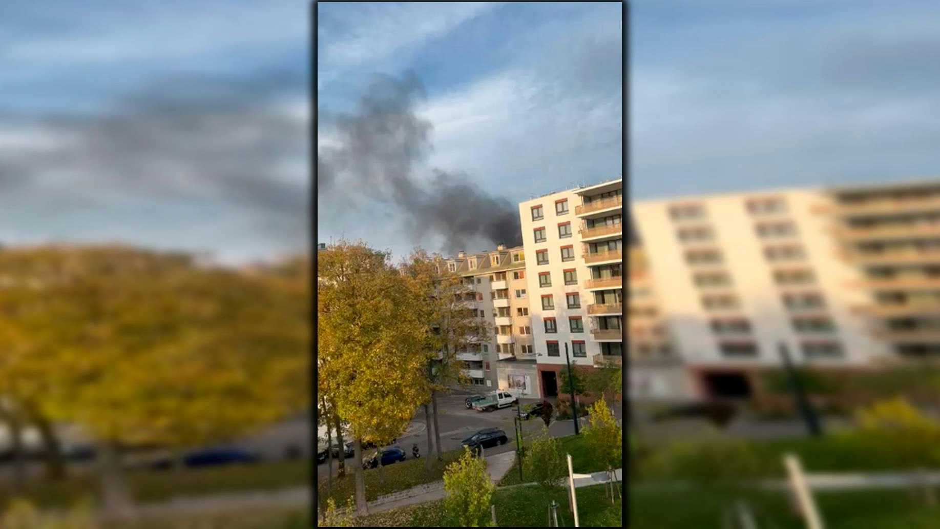 Heute.at - Rauchsäule über Meidling! Alarm für Wiener Feuerwehr