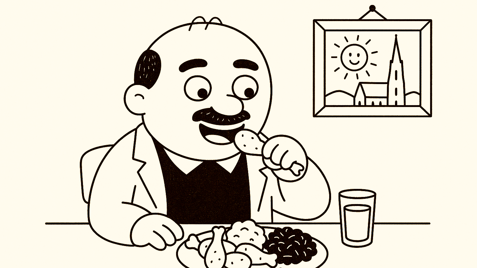 Komischer Kauz: Was verspeist Herlicek in der "Gansl-Zeit"?