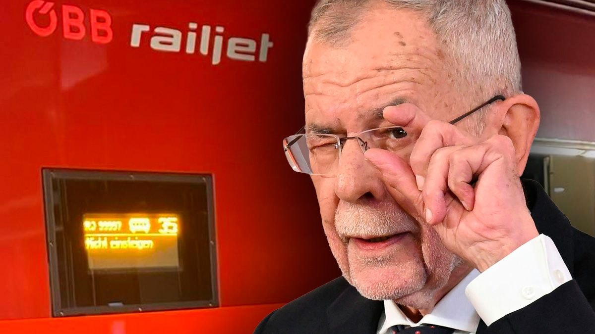 Heute.at - VdB im Zug nach Tirol – Limousinen fuhren hinterher