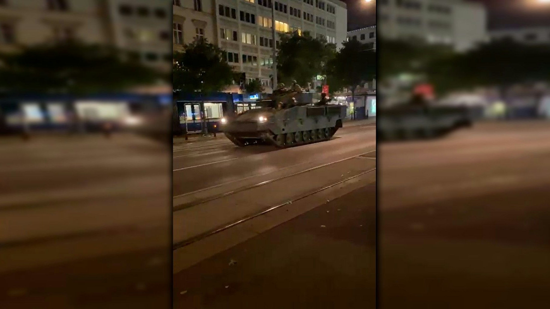 Heute.at - Video zeigt: Jetzt rollen Panzer durch die Wiener City