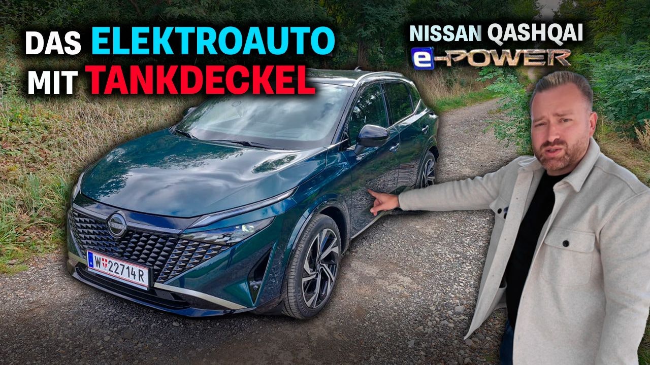 Heute.at - Nissan Qashqai e-Power: das Elektroauto mit Tankdeckel