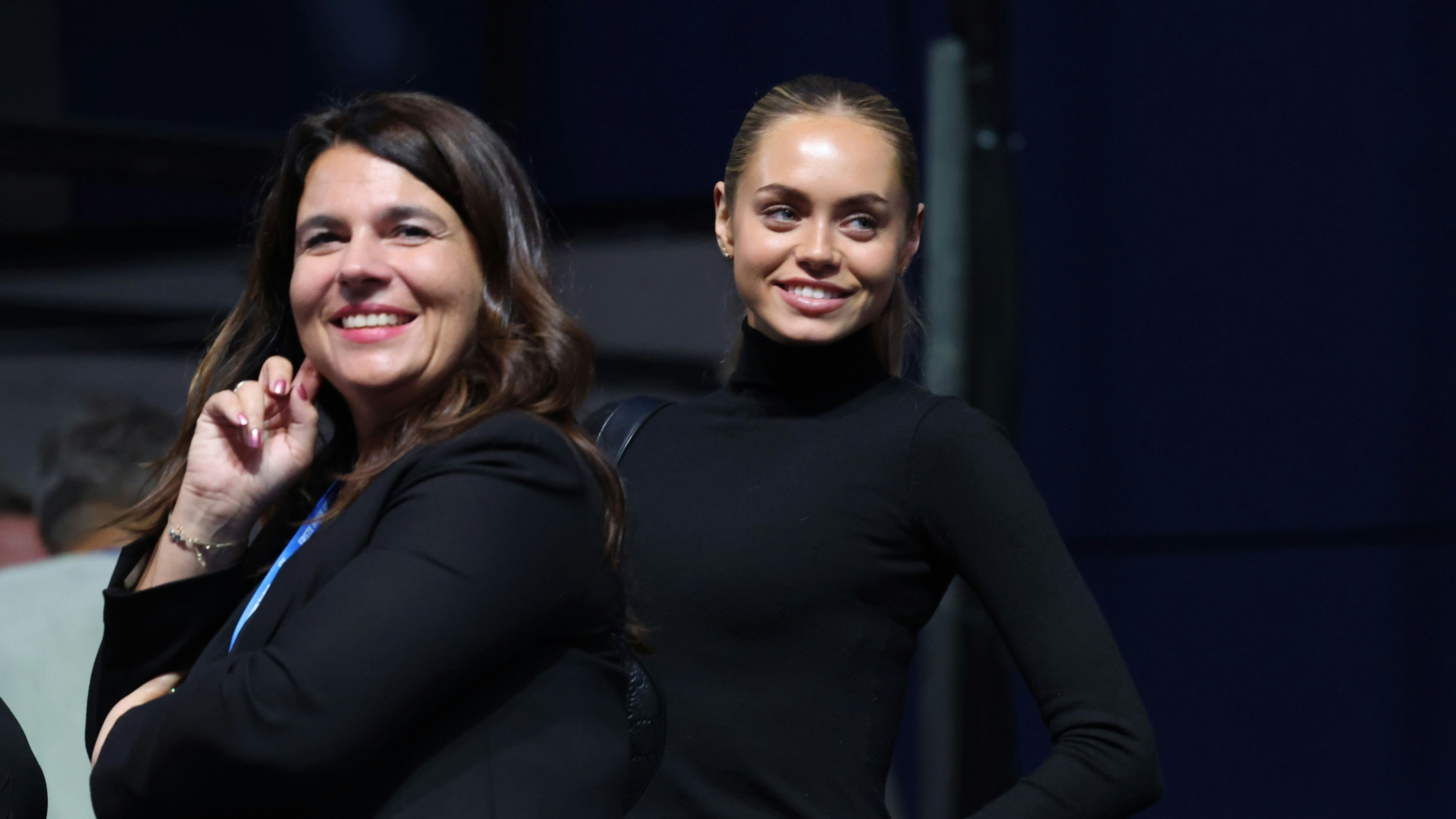 Download von www.picturedesk.com am 23.10.2025 (10:28).  Tennis, ERSTE BANK OPEN 2025 Fabienne Benoit, Laila Hasanovic, Vienna, Austria, October 22, 2025. Photo Felice Calabro' - 20251022_PD7950 - Rechteinfo: Rights Managed (RM)