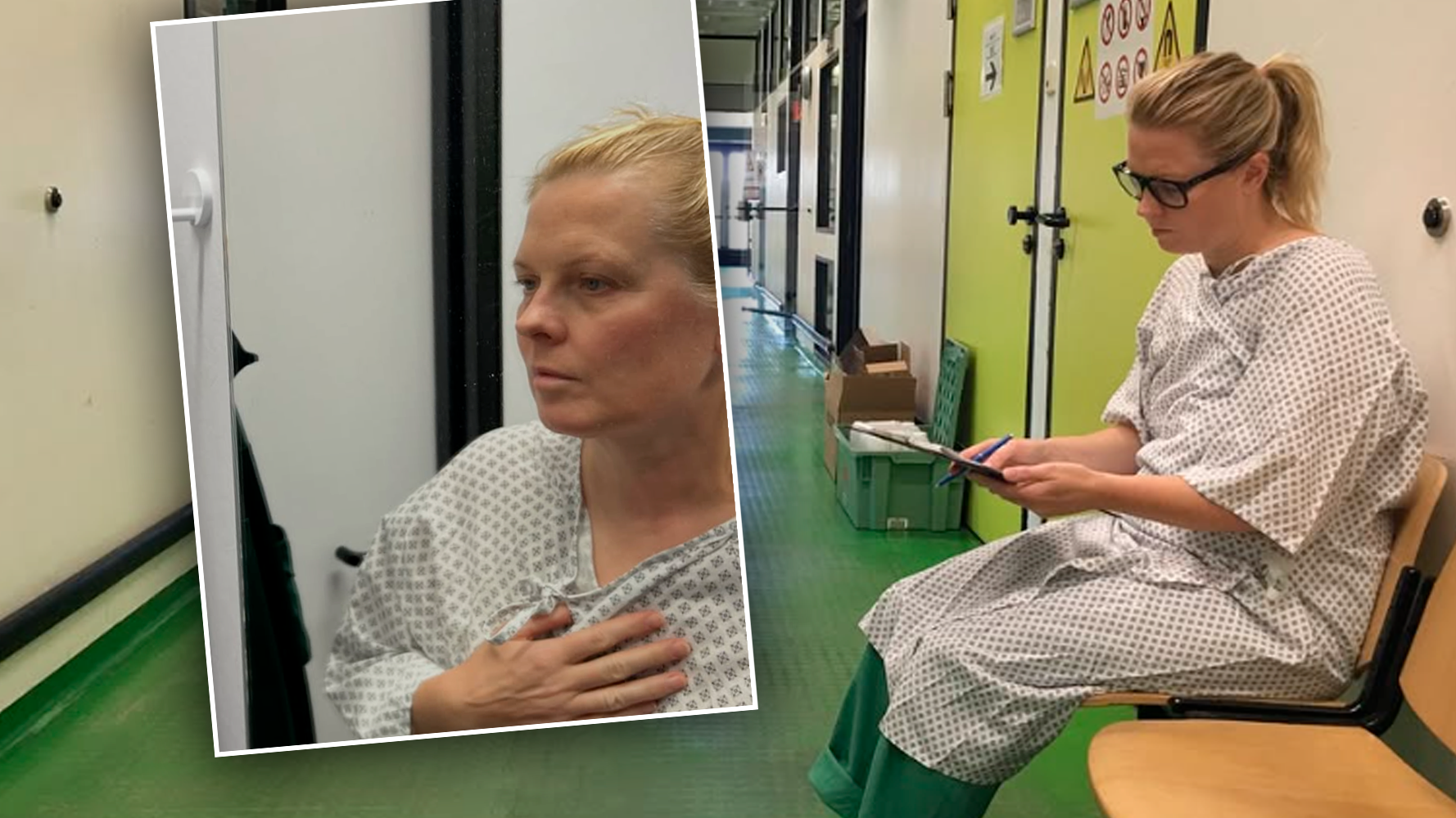 Heute.at - Sie zeigt Fotos aus Spital: Brustkrebs-Sorge bei Kelly