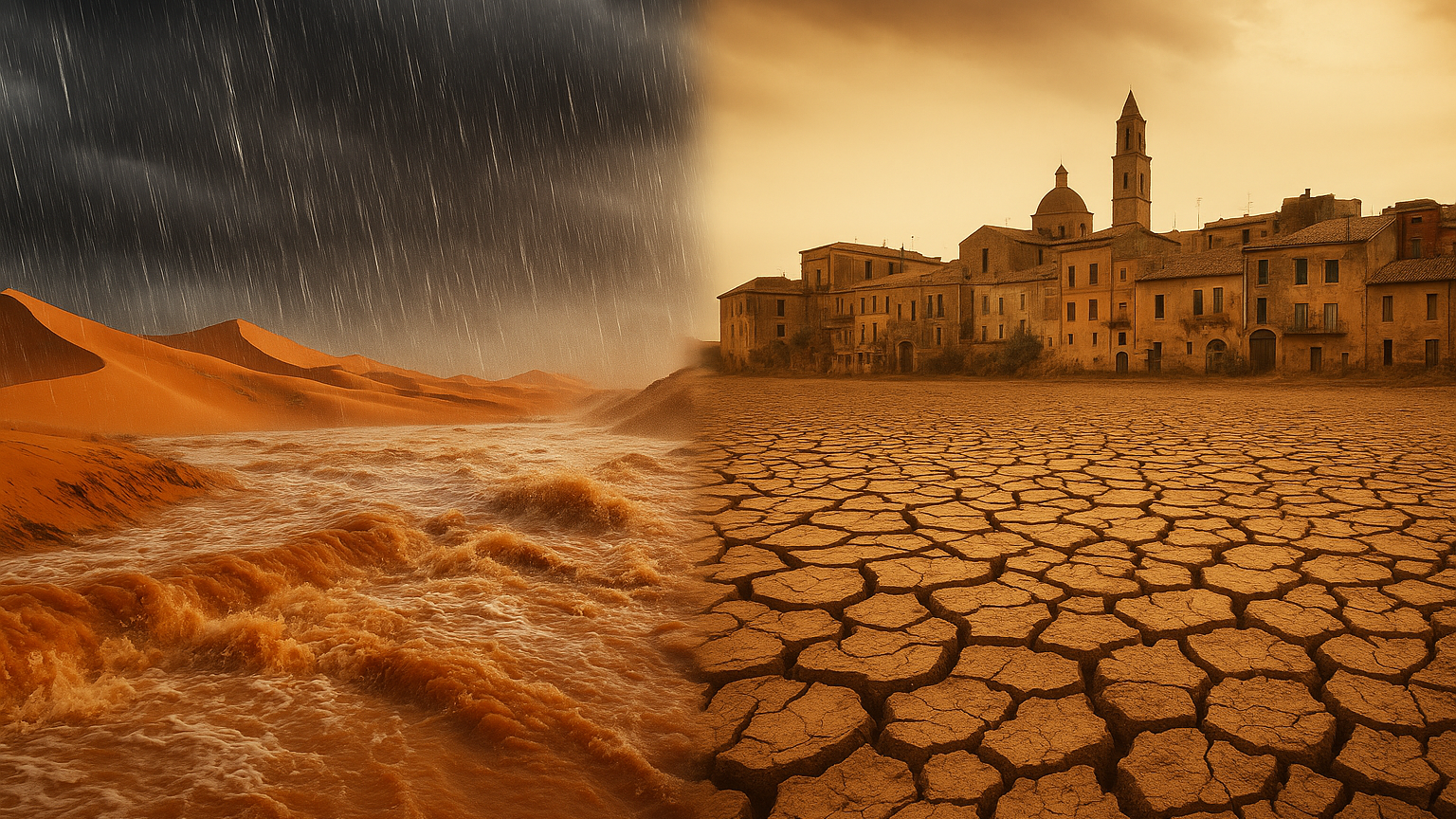 Heute.at - Wetter-Wahnsinn: Sturzregen in Sahara, Dürre in Europa