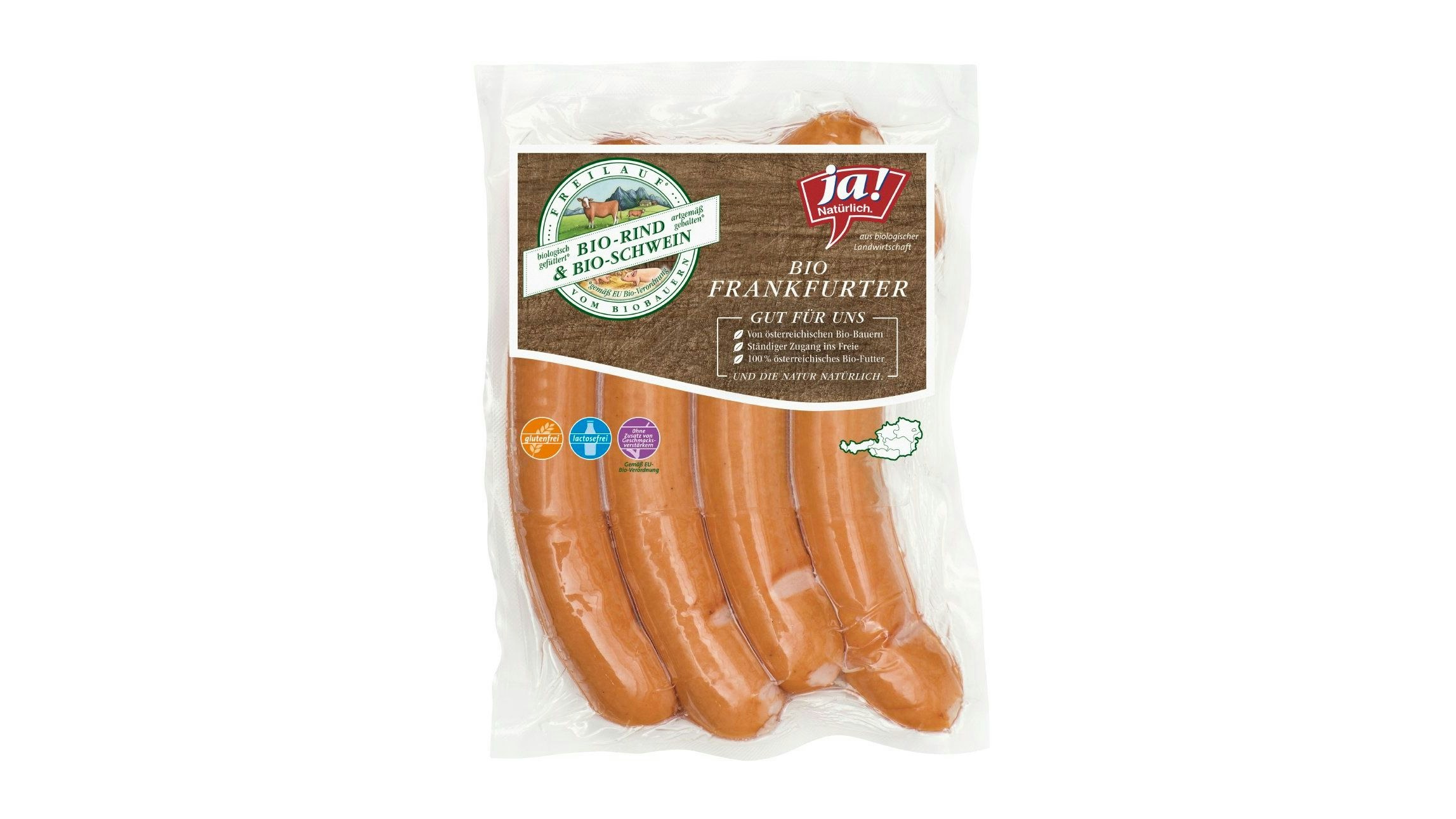 Die Frankfurter von Ja! Natürlich überzeugten die Tester als bestes Bio-Produkt.