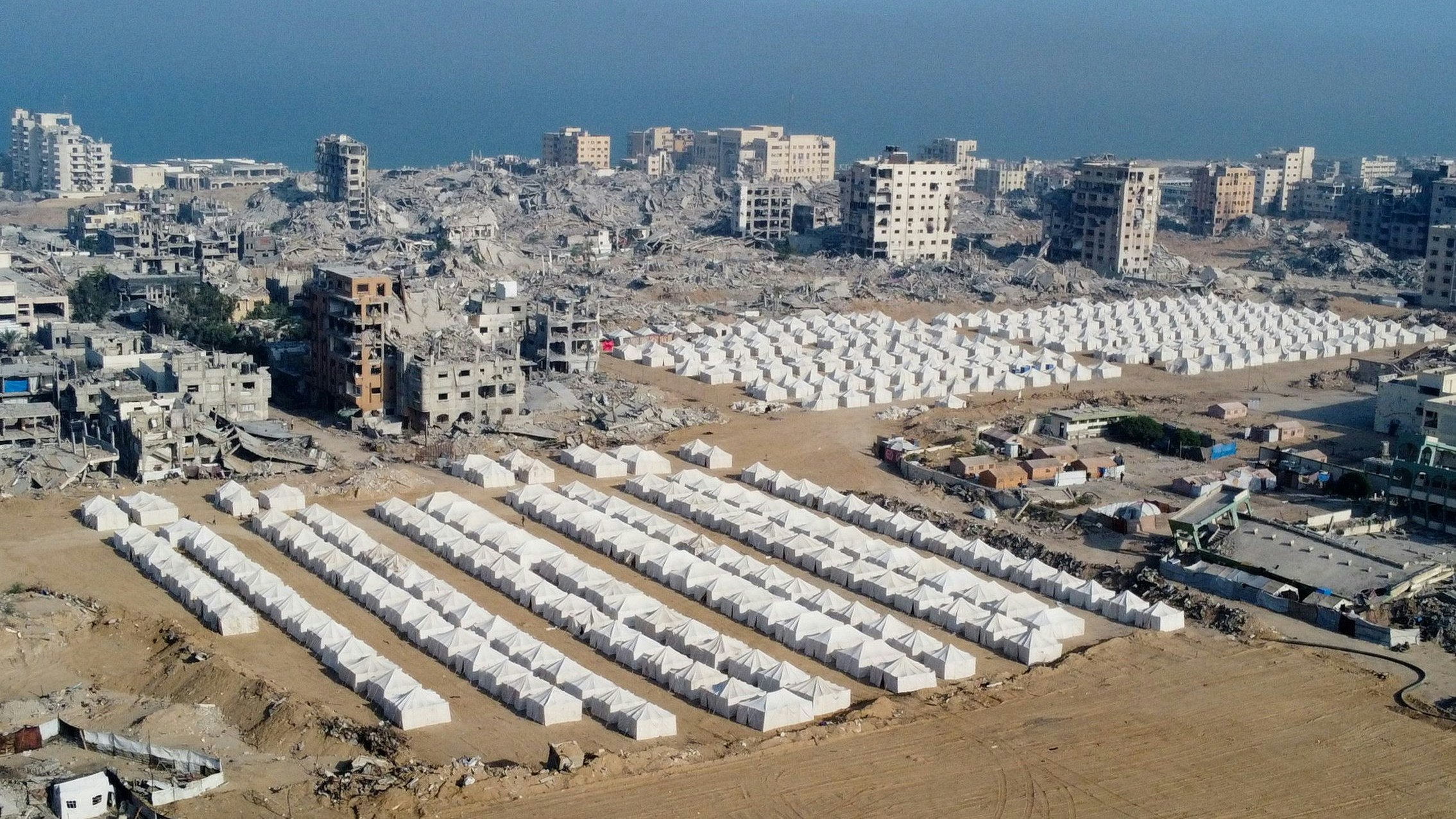 Weite Teile des Gazastreifens sind zerstört. 