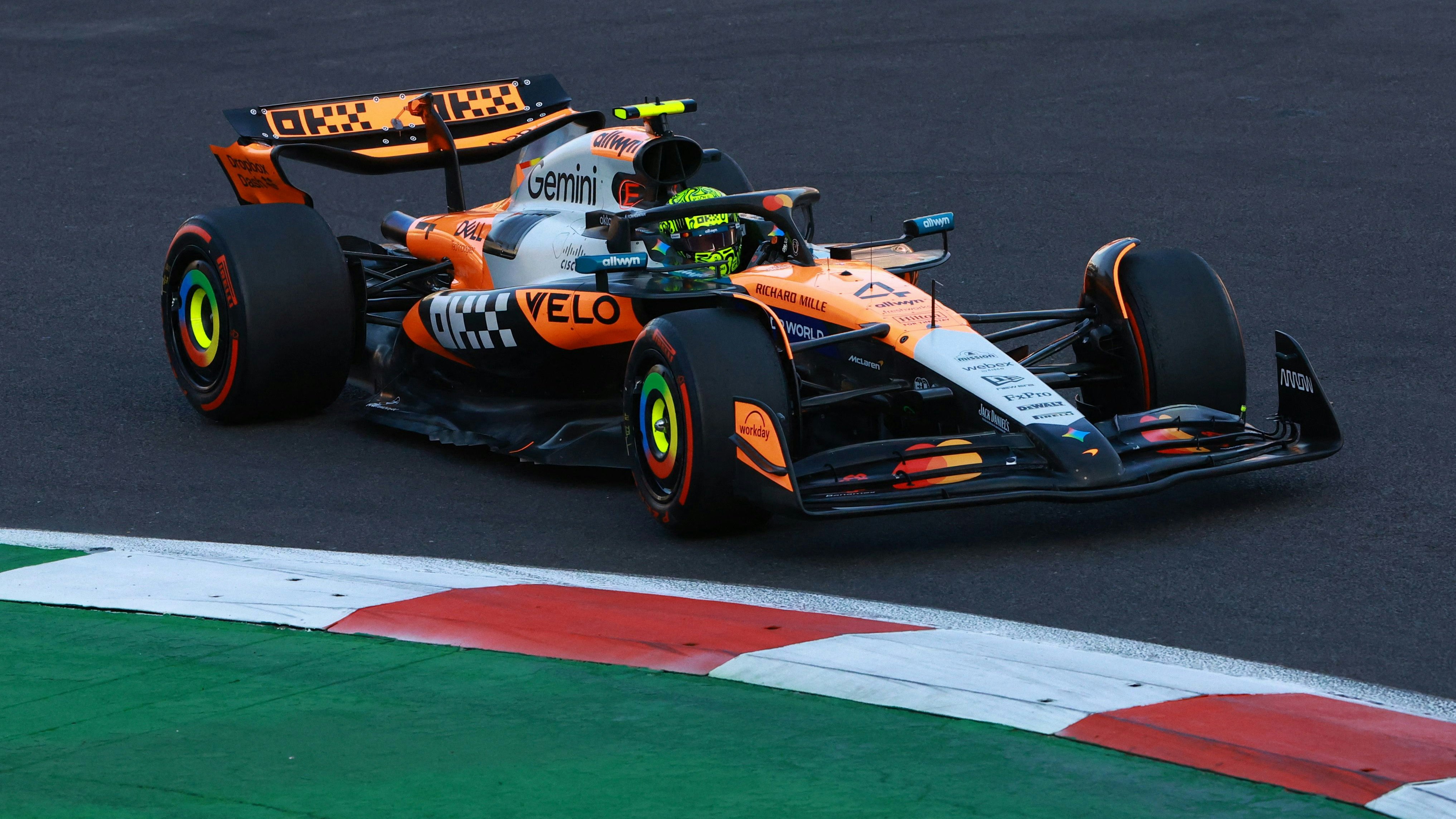 McLaren-Ass Lando Norris. 