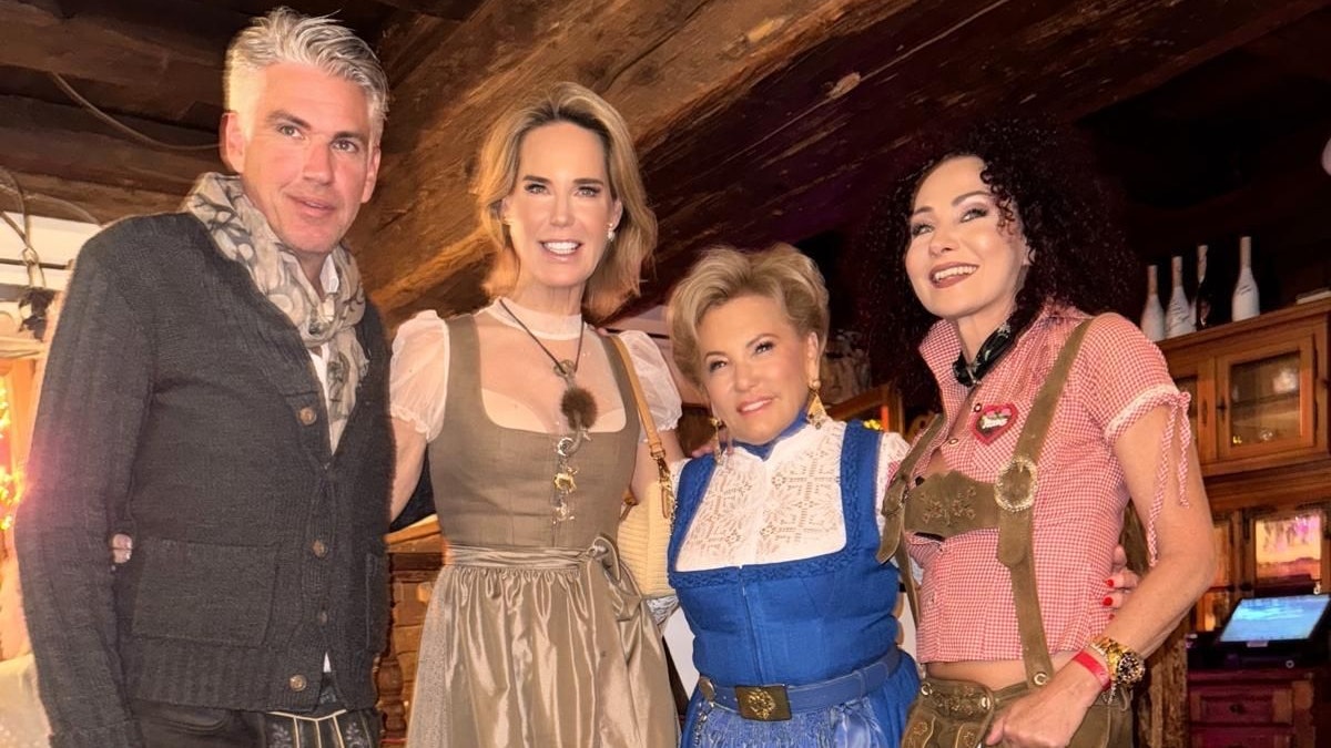 Heute.at - Mausi Lugner gibt Gas – trotz Gipsfuß in Kitzbühel