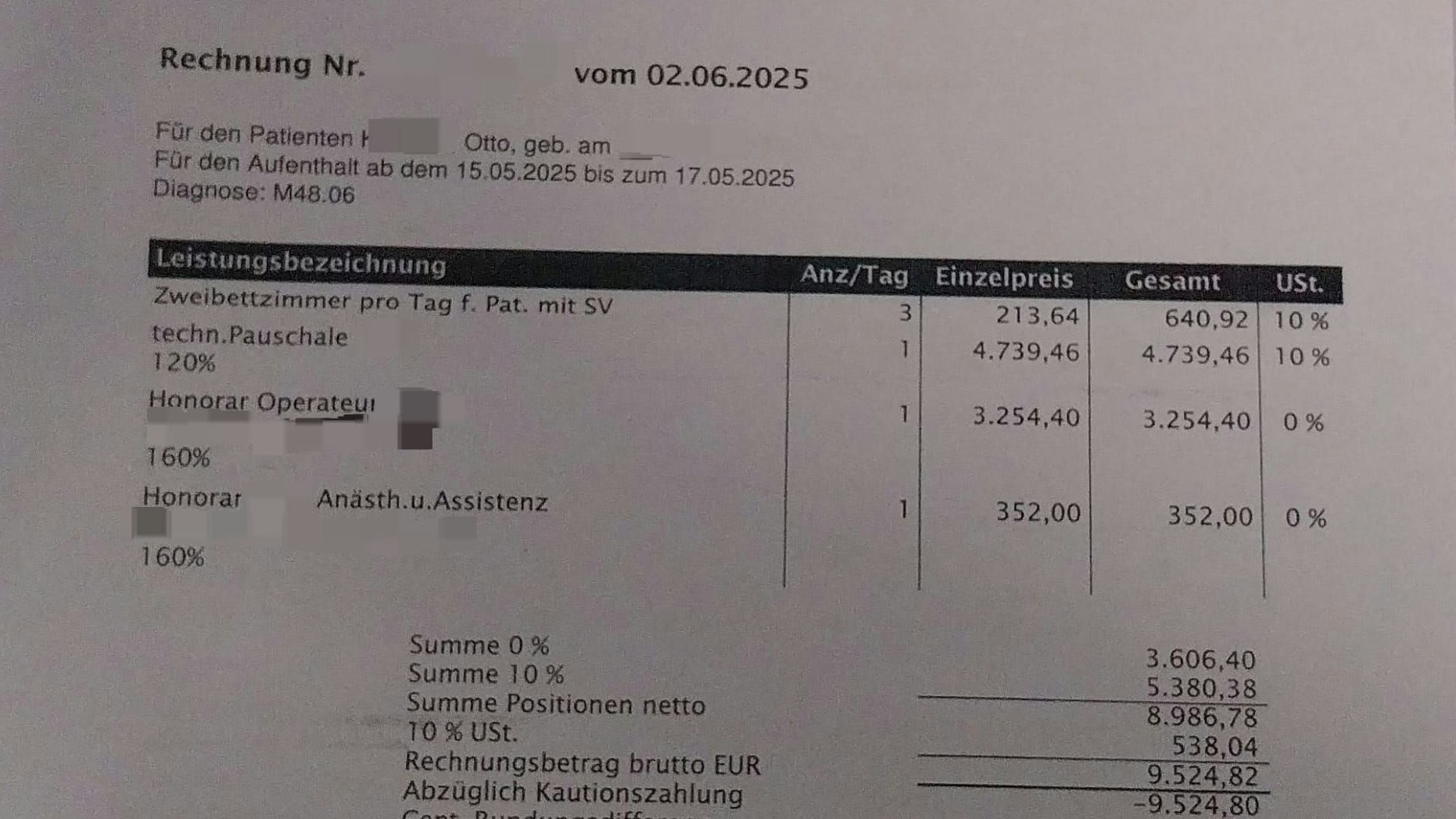 Mehr als 9.500 Euro musste der 61-Jährige bezahlen.