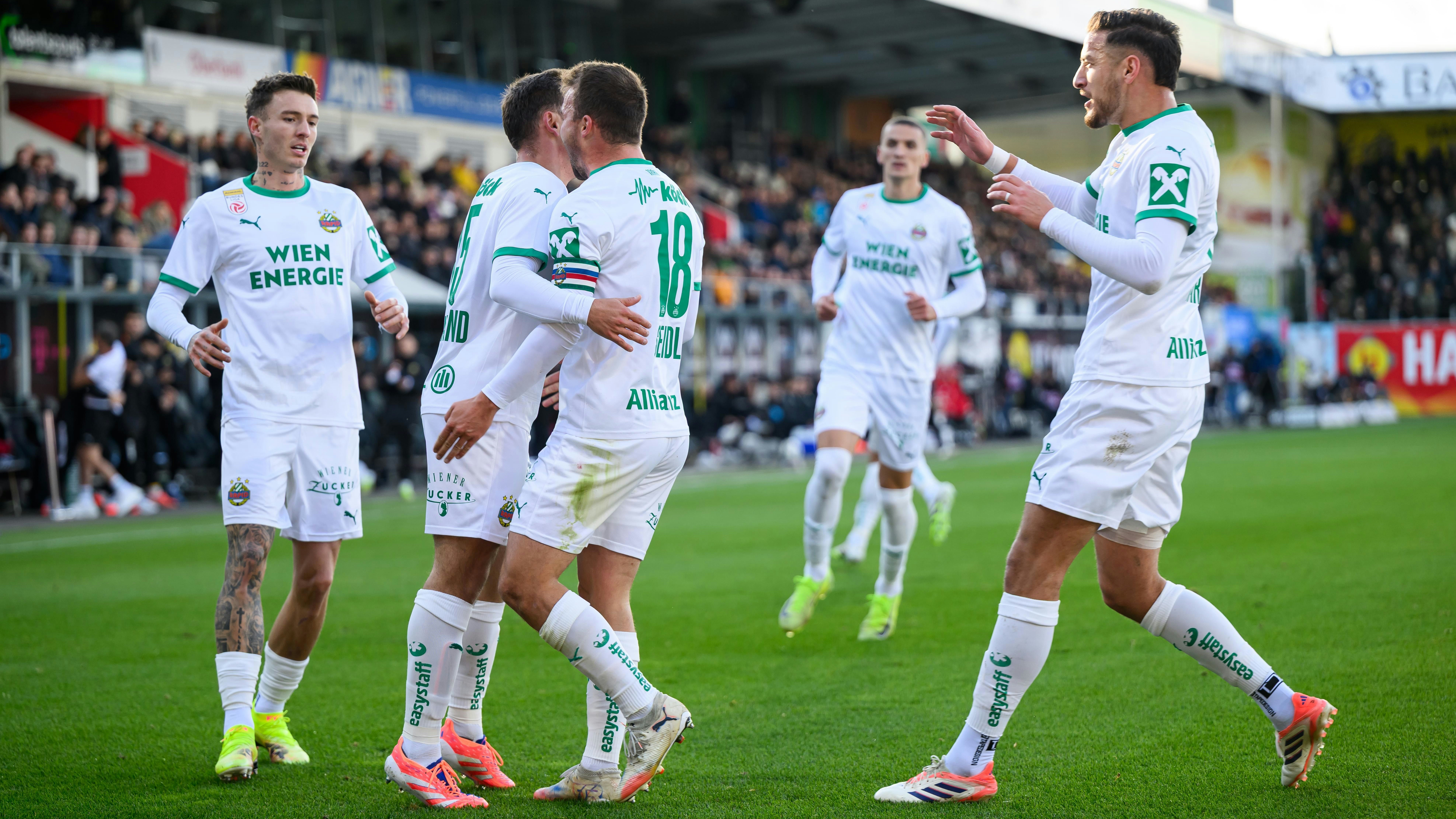 Heute.at - 2:0! Rapid schießt sich in Ried aus der Krise