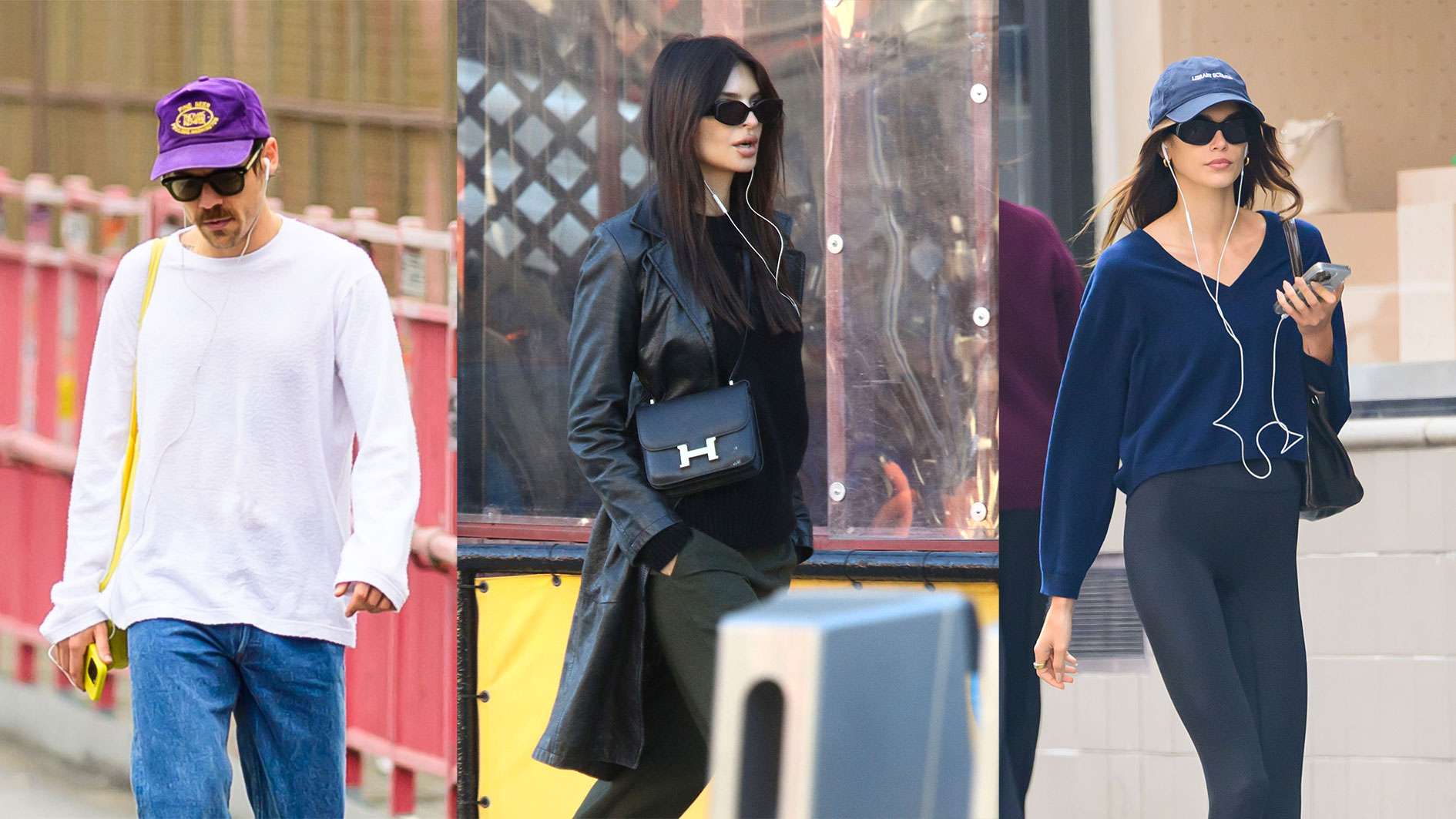 Wenn Stars wie Harry Styles, Emily Ratajkowski und Kaia Gerber spazieren gehen, stecken gern die iPhone-Kabelohrhörer im Ohr drinnen.