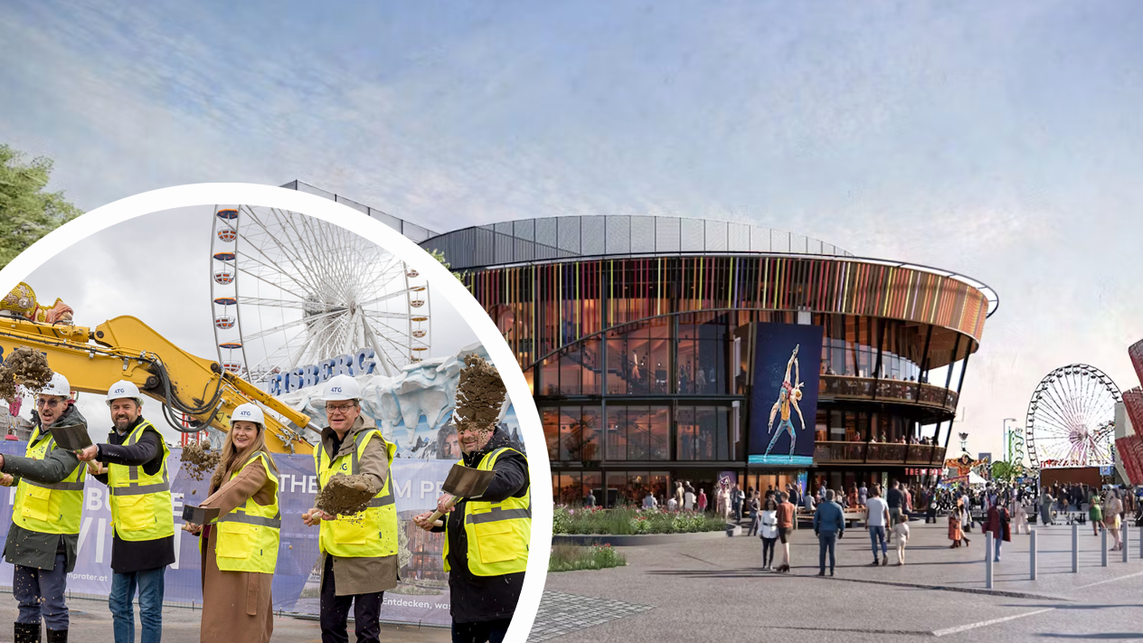 Heute.at - Spatenstich ist getan – Baubeginn für Theater im Prater