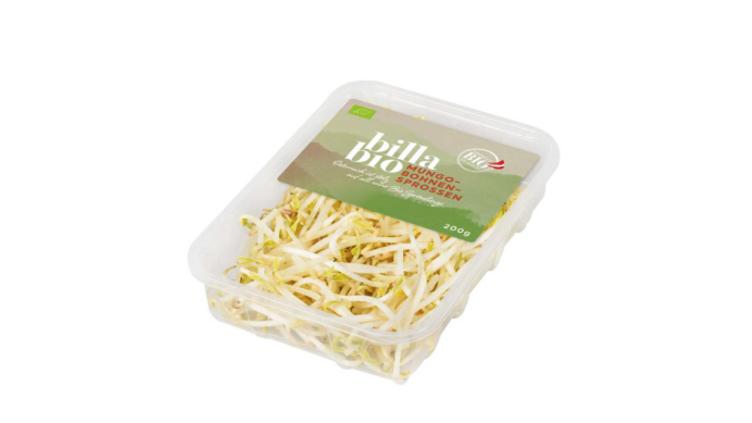 BILLA BIO MUNGOBOHNENSPROSSEN 200G (von EVERGREEN AGRARPRODUKTE GMBH)