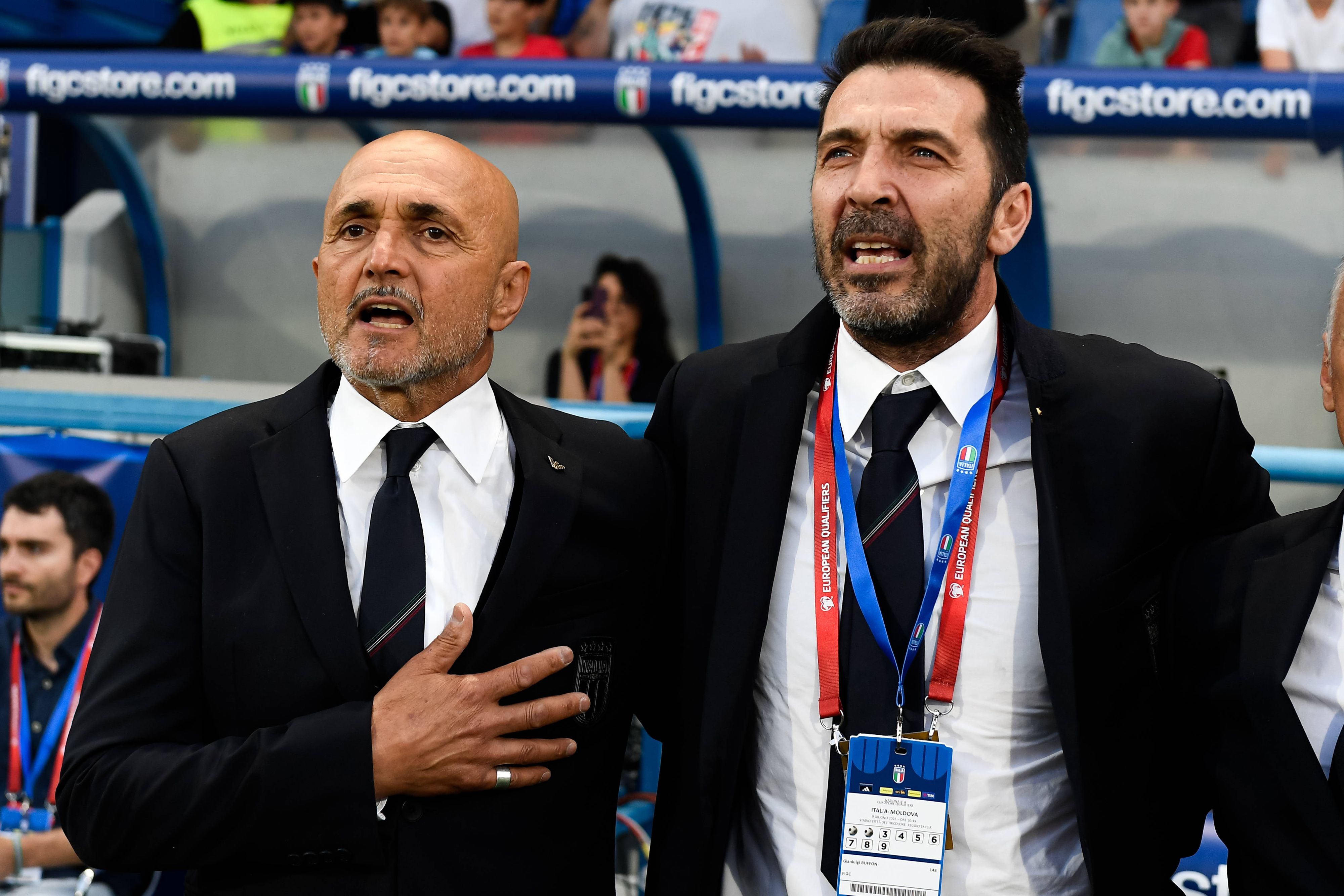 Luciano Spalletti und Gianluigi Buffon. 